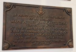 3. Maj AJ Carter Plaque